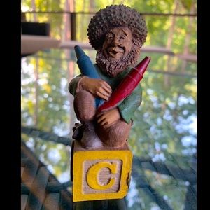 Tim Clark Letter C Gnome with Crayons. 1993, #3.